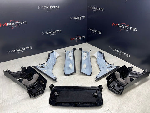 22-25 BMW G87 M2 G42 M240I 230I M SPORT BLACK ANTHRACITE ABC PILLARS TRIMS SET