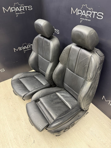 OEM BMW E92 M3 08-13 COUPE POWER FRONT SEATS BLACK NOVILLO LEATHER *NOTES*