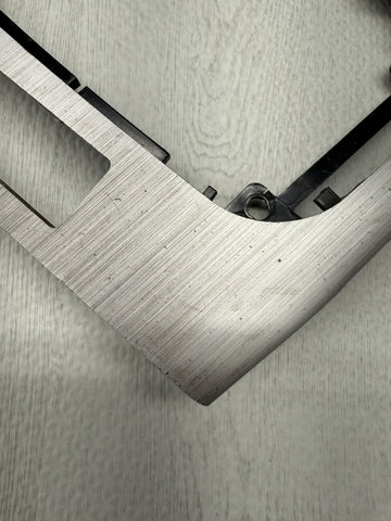 01-06 BMW E46 M3 Convertible Interior Center Shift Shifter Trim Brushed Aluminum