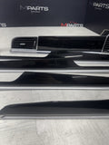 Porsche Macan 2018 BLACK PIANO Dash Dashboard Door Molding Panel Trim Set