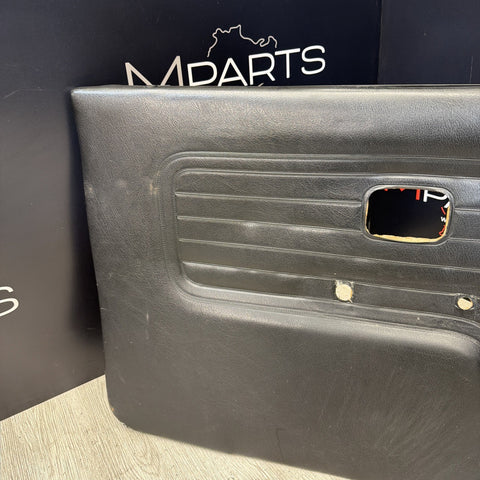 OEM BMW E30 318is Front Left Driver Black Door Card 51418129298