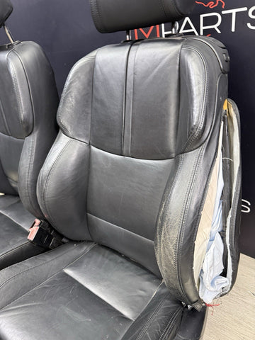 08-13 BMW E92 M3 Coupe Original Novillo Black Interior Front Seats