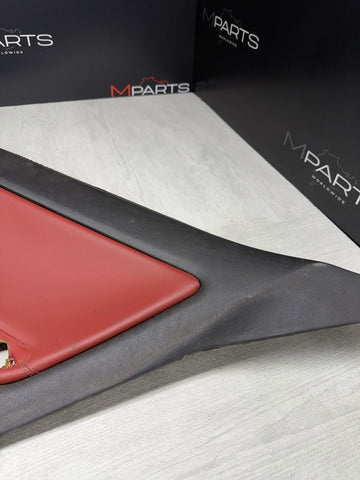 BMW 01-06 E46 M3 COUPE RIGHT REAR QUARTER INTERIOR TRIM PANEL IMOLA RED *Notes*