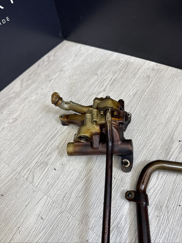 01-06 BMW E46 M3 S54 Engine Oil Pump + Pick Up Tubes