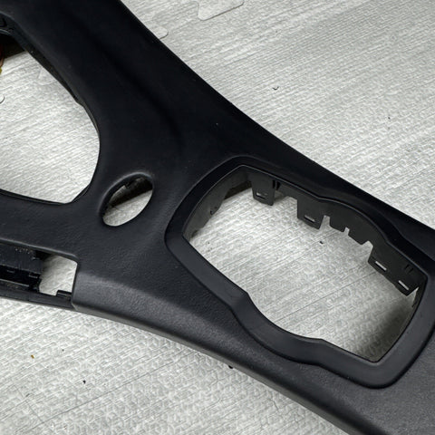 09-13 BMW E90 E92 M3 DCT CIC LEATHER CENTER CONSOLE TRIM 7903962