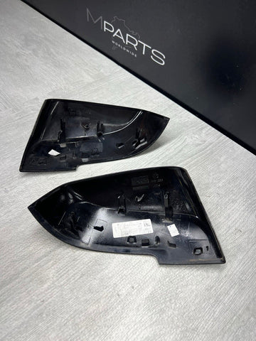 BMW 1 2 3 4 Series F30 F31 F32 Wing Mirror Covers Pair Black OEM