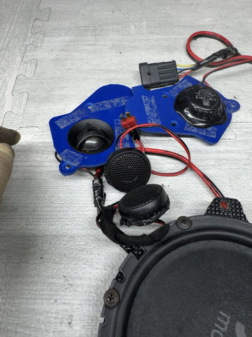 01-06 BMW E46 M3 Upgraded Speakers Morel Virtus Nano Hybrid Woofer Convertible