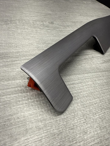 01-06 BMW E46 M3 Interior Left Driver Dash Vent Trim Brushed Aluminum