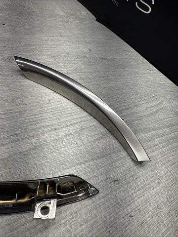 07-10 BMW E90 E92 E93 328 335 STEERING WHEEL TRIMS STRIPS 3056243 OEM 221585