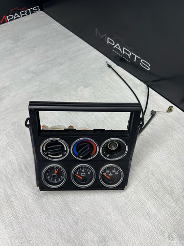 98-02 BMW Z3 M Z3M Trim Center Console Gauge Climate Controls Black 51162491387