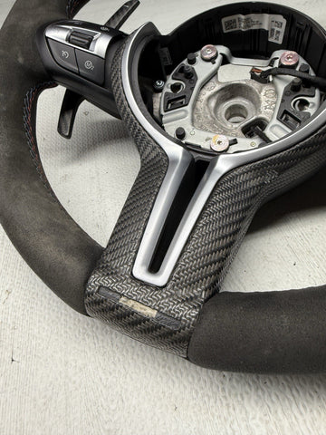 BMW CS Alcantara Steering Wheel Complete 15-20 F80 F82 F30 F32 M3 M4