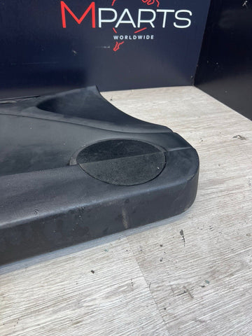 01-06 BMW E46 M3 DRIVER LEFT SIDE DOOR PANEL CARD BLACK OEM