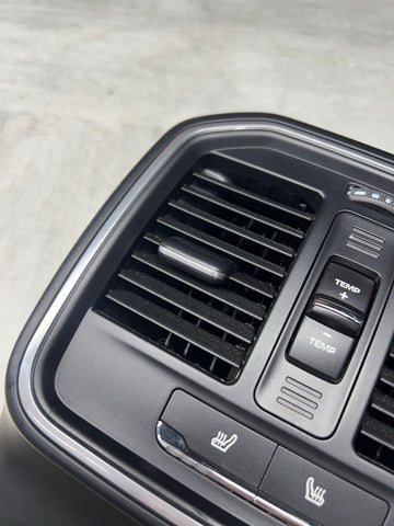 15-23 PORSCHE MACAN REAR A/C PANEL W/HEATED SEATS & DUAL USB PORT 95B819203