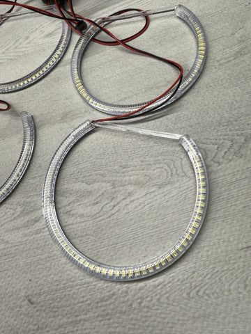 Xenon White Headlight SMD LED Angel Eyes Halo Rings BMW E39 E46 3 5 Series