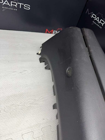 BMW 01-06 E46 325 330 M3 OEM Convertible Rear Top Lateral Trims Panels Black