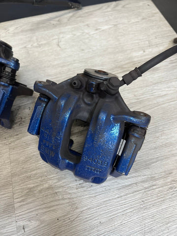 13-17 BMW F06 F10 F12 F13 M5 M6 REAR LEFT & RIGHT BRAKE CALIPERS BLUE