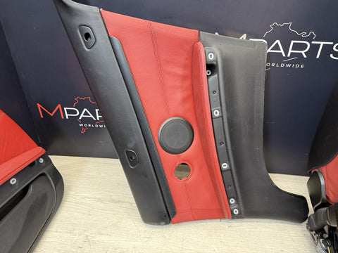 07-13 BMW E93 335 Convertible Original Coral Red Interior Seats Complete