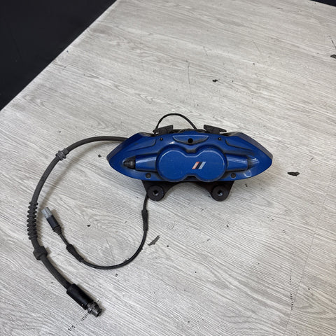 BMW 15-20 F87 M2 F30 F31 F80 F82 F83 M3 M4 Front Left Driver Brake Caliper Blue