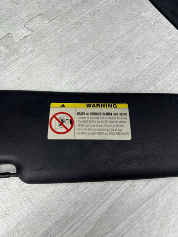 01-06 BMW E46 M3 Convertible Left Driver Side Sunvisors Sun Visor Black