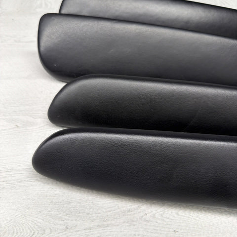 01-06 BMW OEM E46 M3 Coupe Trim Armrest Pads Set Black 8238622 *Notes*