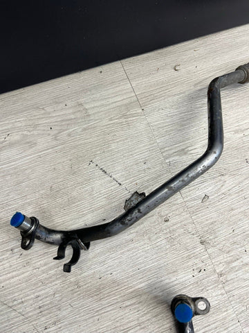 08-13 OEM BMW E90 E92 E93 M3 Engine S65 Oil Cooler Pipe Line Inlet Outlet