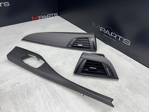 BMW 2 Series M2 F87 F22 Carbon Dashboard Console Decorative Trim Set 8073752