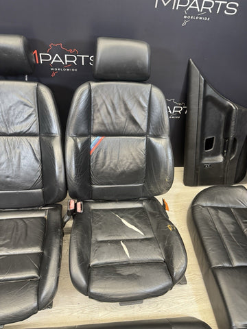 BMW E36 M3 318i 325i 328i 95-99 Front Seats Door Panels Interior Black Sedan