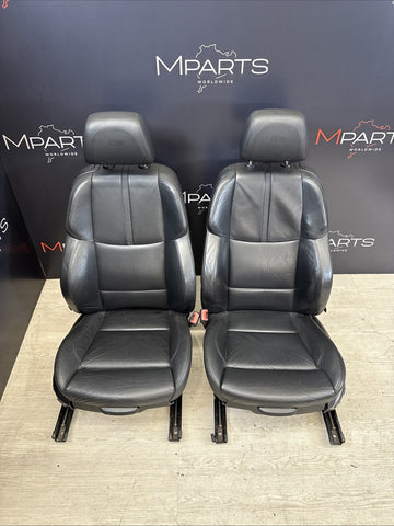 08-13 BMW E92 M3 Coupe Original Black Interior Front Seats Powered Non Heated