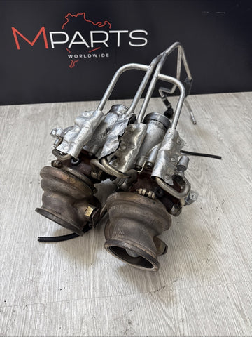 13-15 OEM BMW F10 F13 M5 M6 S63 PWG Garrett Turbo Turbos Turbocharger Set