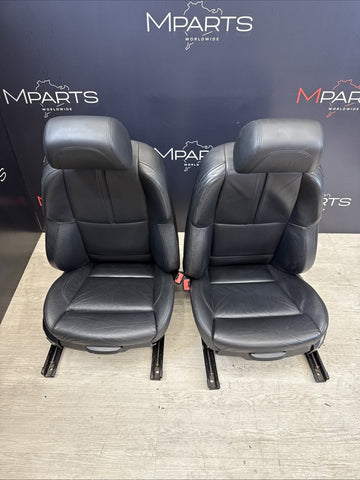 08-13 BMW E92 M3 Coupe Original Black Interior Front Seats Powered Non Heated