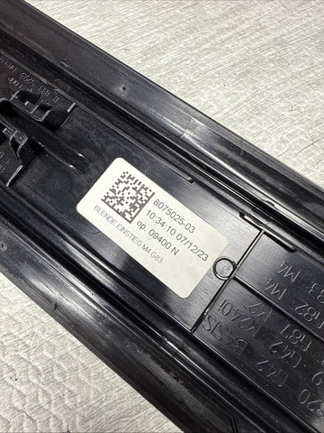 BMW 21-26 G83 M4 Front Side Door Sills Scuff Plates Trim Panels OEM
