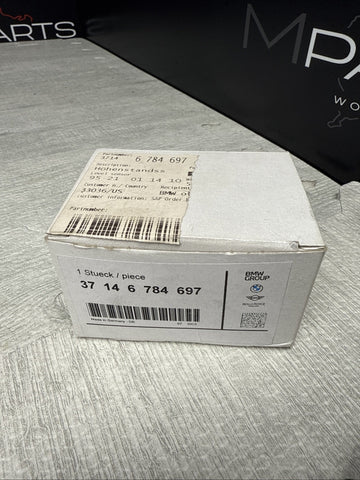 NEW BMW 3 5 7 X3 X5 Front Headlight Level Sensor 37146784697 6784697 ORIGINAL