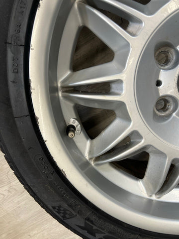 94-02 BMW E36 M3 Light Alloy Wheel Rim W/ Tire 17x7.5 ET41 Silver DS2 OEM