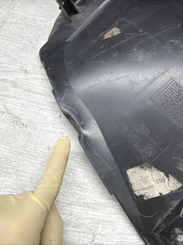 Genuine BMW E46 M3 Front Wheel Housing Fender Left Splash Shield Guard *Cracked*