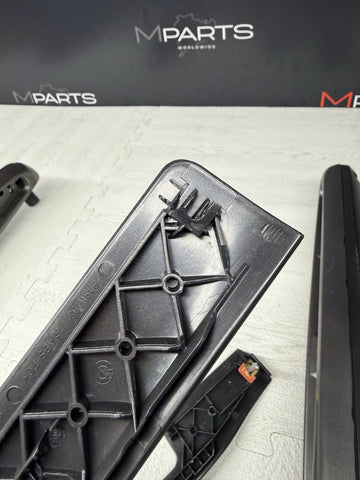 01-06 BMW E46 M3 Convertible Interior Armrests Trim Set Titan Shadow Grey