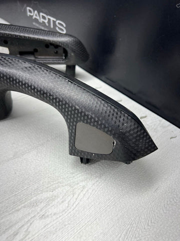 01-06 BMW E46 330ci ZHP M3 Black Cube/Black Door Trim Armrests Front