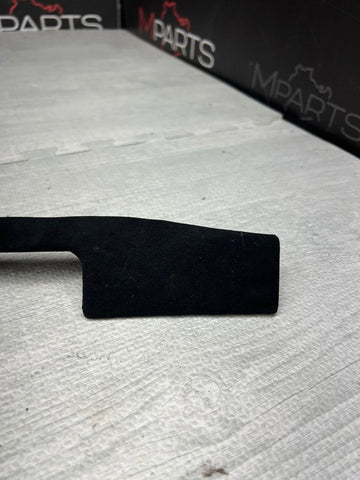 01-06 BMW E46 M3 Alcantara Black Center Dash Dashboard Trims 8196103 Set Of 3