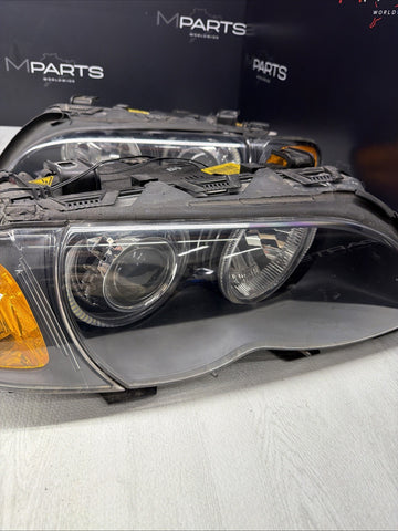 02-05 BMW E46 325I 328I 330I 4 Doors Xenon HID Headlight Assembly, OEM Pair L&R