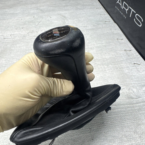 2008-2013 BMW E90 E92 E93 M3 LEATHER SHIFTER shift gear KNOB 6-SPEED ORIGINAL