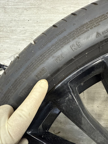 BMW 19-24 G07 X7 20x10.5 22” Rear Rim Wheel OEM 6885463 Gloss Black