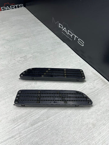 01-06 BMW E46 M3 Fender Vent Grilles Grills Trims Chrome OEM No Emblems