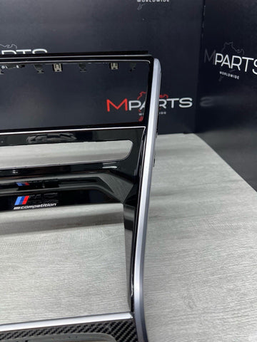 Center Dash Console Carbon Fiber Trims Panels 51168096321 51169396502 BMW F92 M8