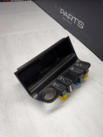 BMW E36 Center Console Panel Bezel Storage Cubby Alarm LED Heated Seats LM33 OEM