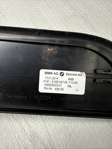 11-18 BMW F10 535i 528i 550i M5 Rear Left Entrance Trim 51478050047