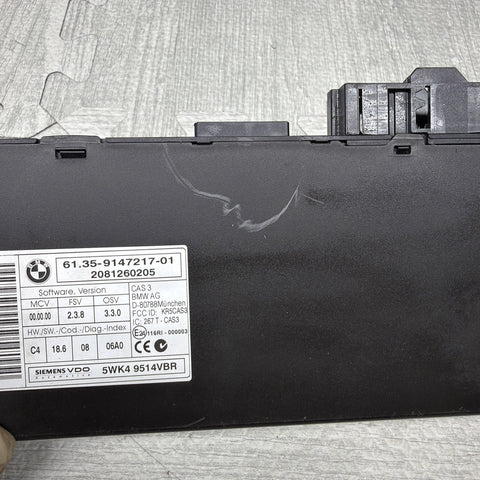 BMW E60 E63 E64 M5 M6 E90 E92 E93 328 M3 Body Control CAS 3 Module 9147217