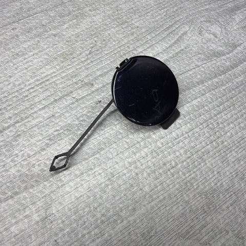 BMW E46 M3 Front Bumper Tow Hook Eye Cover 2695250 OEM Carbon Black