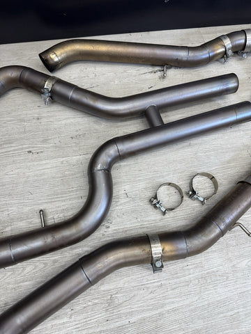 21-25 BMW G80 G82 G83 M3 M4 CATBACK EXHAUST MUFFLER VALVETECH + AKRAPOVIC TIPS