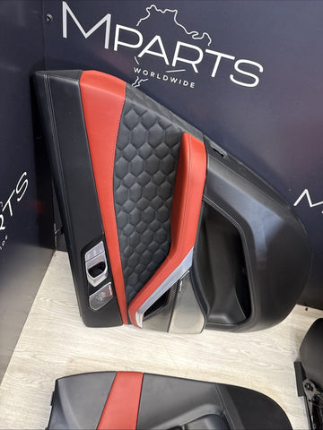 20-25 BMW G06 F96 X6M Original Sakhir Orange Interior Seats Complete