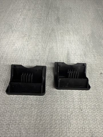 BMW E46 M3 REAR SEATBELT COVERS CAPS 7009902 52207009903 BLACK Genuine