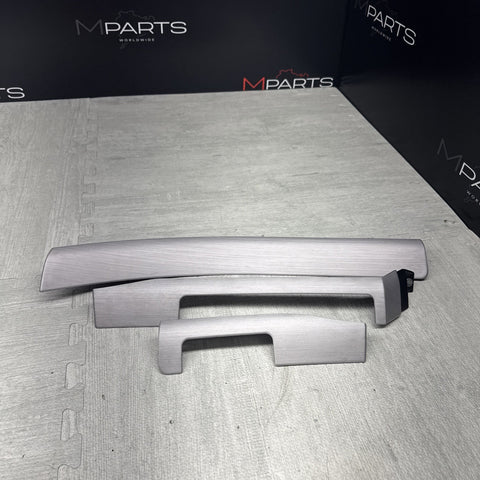BMW E46 M3 01-06 Coupe Convertible Brushed Aluminum Center Trim Pieces *Notes*